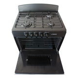 Element Electronics 4.0 cu. ft. 30", 4-Burner Gas Range (EEGR3A4MCCB)