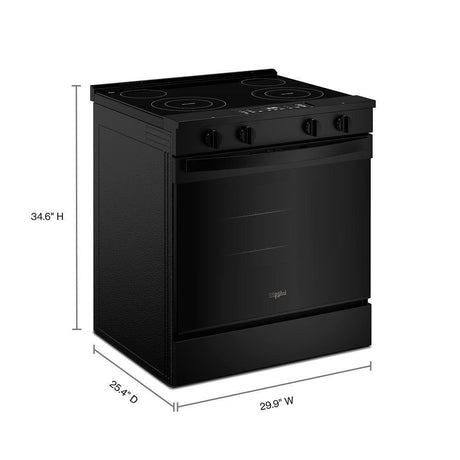 30-inch Electric Range with No Preheat and Slow Cook Modes