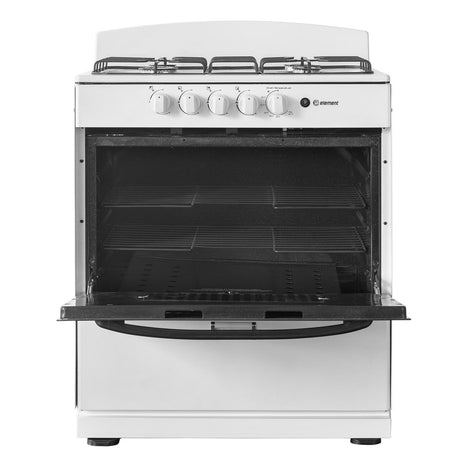 Element Electronics 4.0 cu. ft. 30", 4-Burner Gas Range (EEGR3A4MCCW)