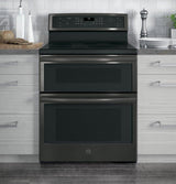 GE Profile™ 30" Free-Standing Electric Double Oven Convection Range