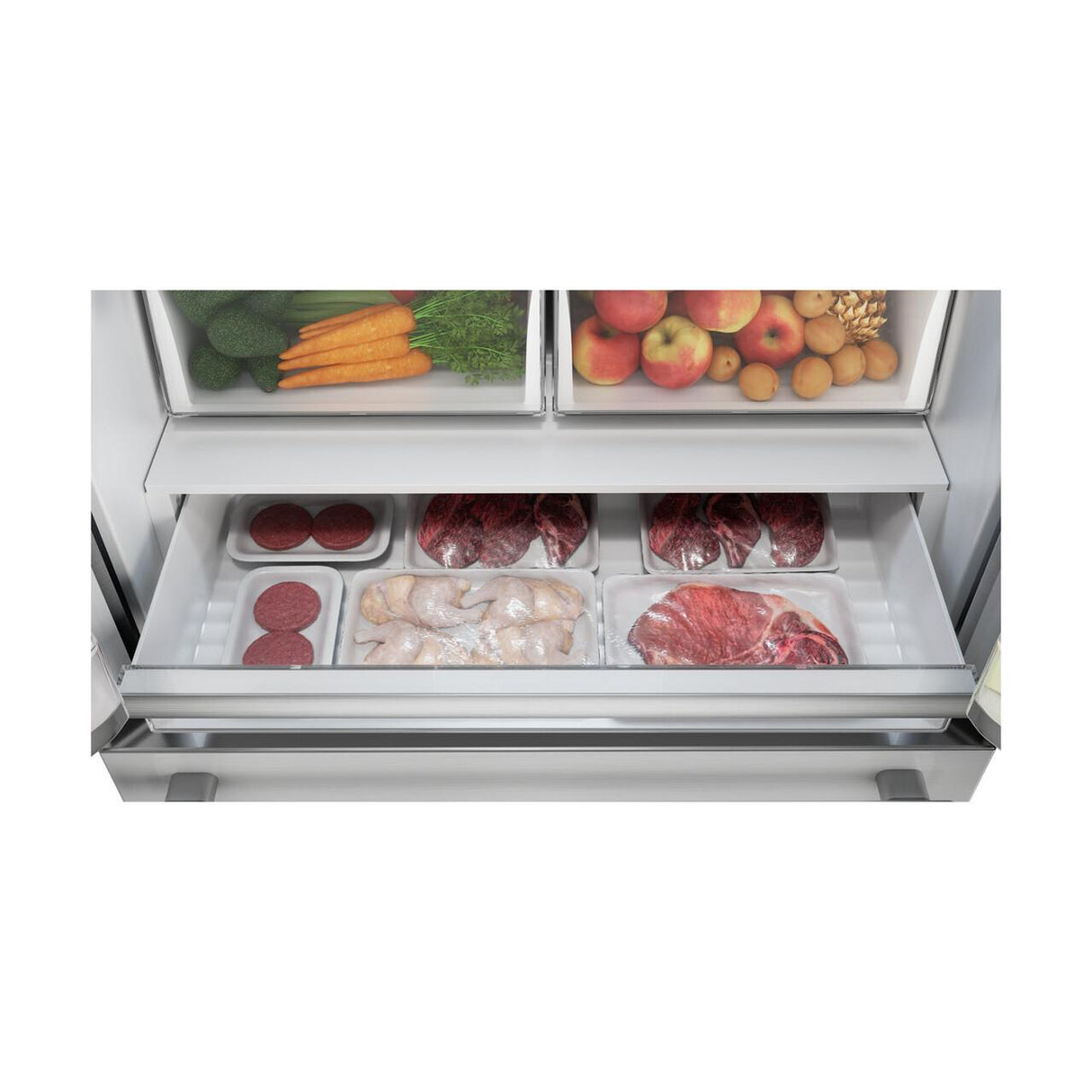 Sharp French 4-Door Counter-Depth Refrigerator