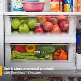 36-inch Wide True Counter Depth 3-Door French Door Refrigerator - 23.4 cu. ft.