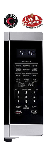 Sharp 1.4 cu. ft. 1100W Stainless Steel Countertop Microwave Oven with Inverter Technology
