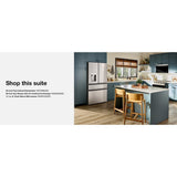 Whirlpool® 36-inch True Counter Depth 4-Door French Door Refrigerator with Nugget Ice - 22 cu. ft.