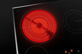 Lustre Stainless 36" Electric Cooktop with Glass-Touch Electronic Controls Stainless Steel
