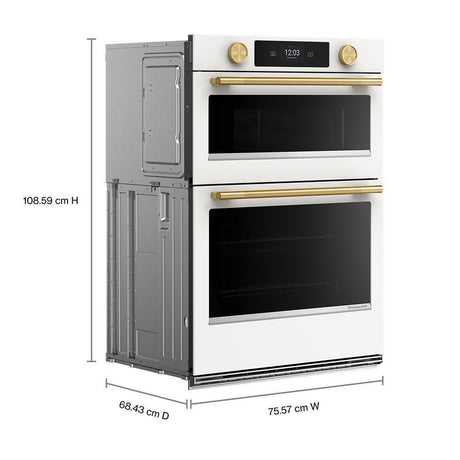 30-inch Smart Electric Combo Wall Oven with Assisted Cooking Modes