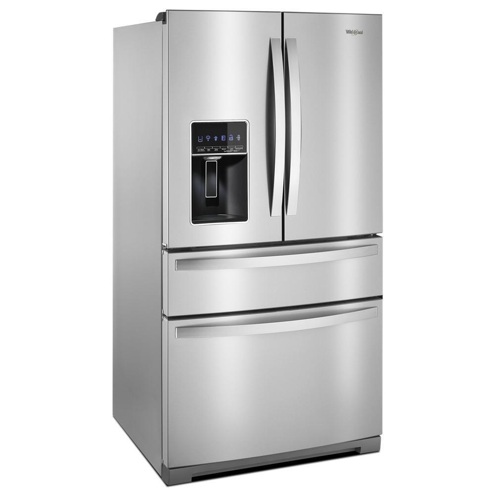 36-inch Wide 4-Door Refrigerator with Exterior Drawer - 26 cu. ft.