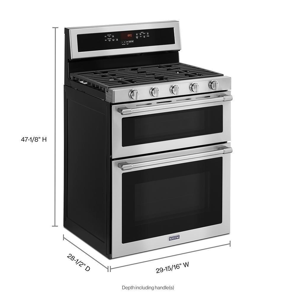30-Inch Wide Double Oven Gas Range With True Convection - 6.0 Cu. Ft.