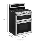 30-Inch Wide Double Oven Gas Range With True Convection - 6.0 Cu. Ft.
