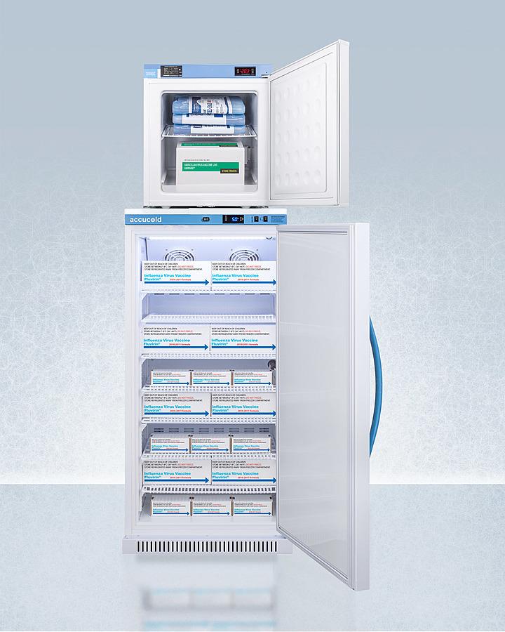 24" Wide All-refrigerator/all-freezer Combination