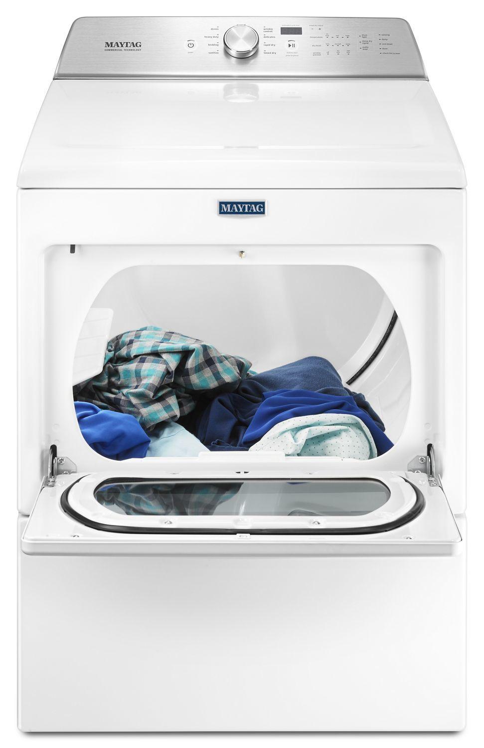 Large Capacity Gas Dryer with IntelliDry® Sensor - 7.4 cu. ft. White
