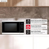 Sharp 1.4 cu. ft. 1100W White Countertop Microwave Oven