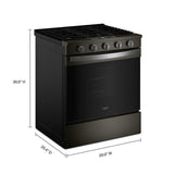 30-inch Gas Smart Range with Air Cooking Technology