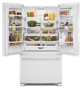 36-Inch Wide French Door Refrigerator - 25 Cu. Ft. - White