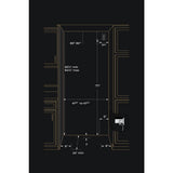 RISE™ 42" Built-In Side-By-Side Refrigerator with External Ice and Water Dispenser