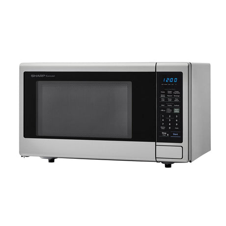 1.8 cu. ft. 1100W Sharp Stainless Steel Countertop Microwave Oven