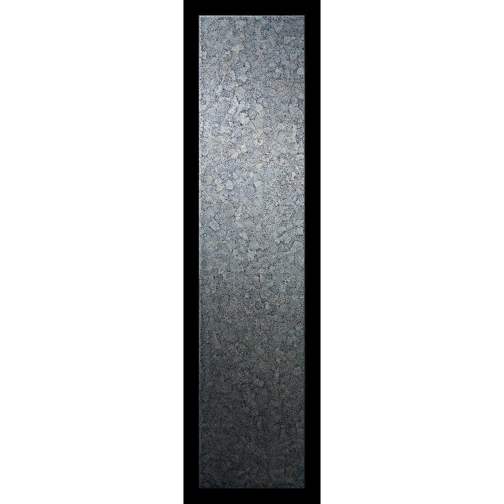 18" Elements Collection Eggshell Snakeskin Sapphire Custom Column Panel