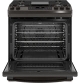 GE® 30" Slide-In Front-Control Convection Gas Range