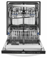 Stainless Steel Tub Dishwasher with Third Level Rack - White
