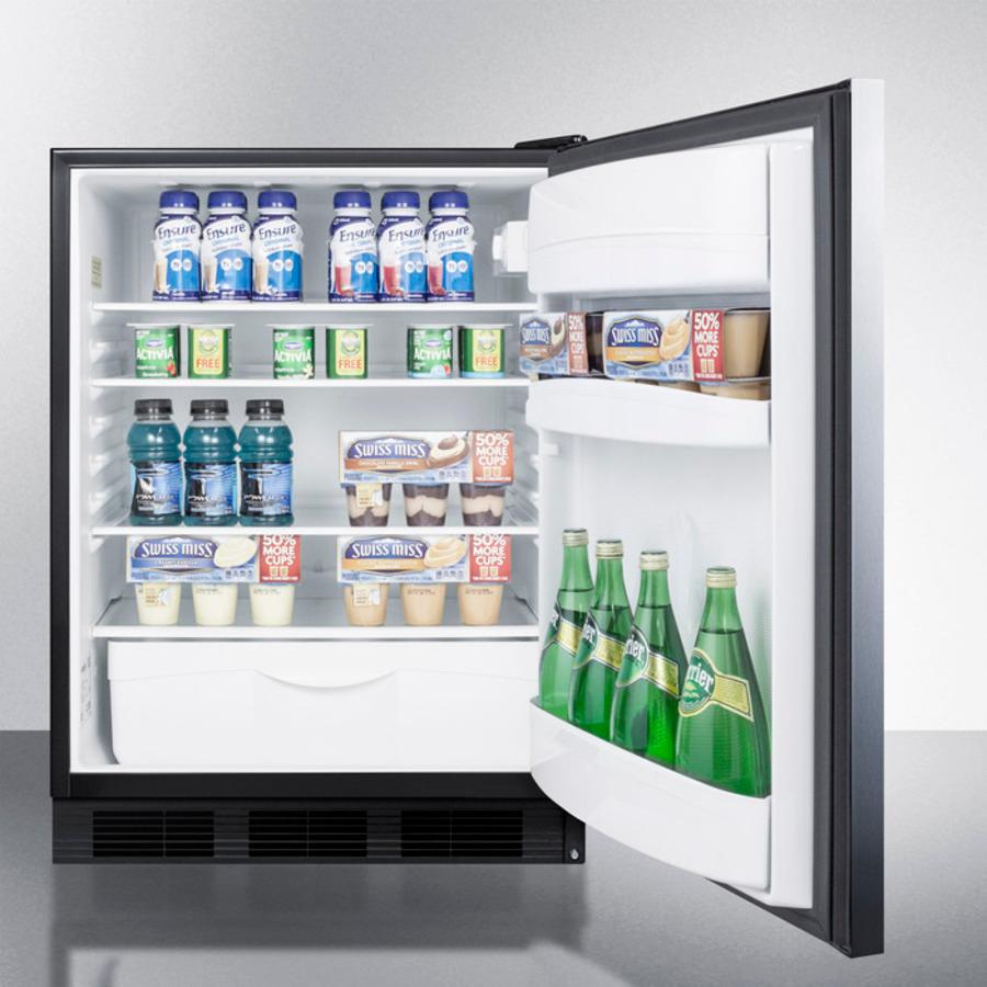 24" Wide All-refrigerator, ADA Compliant