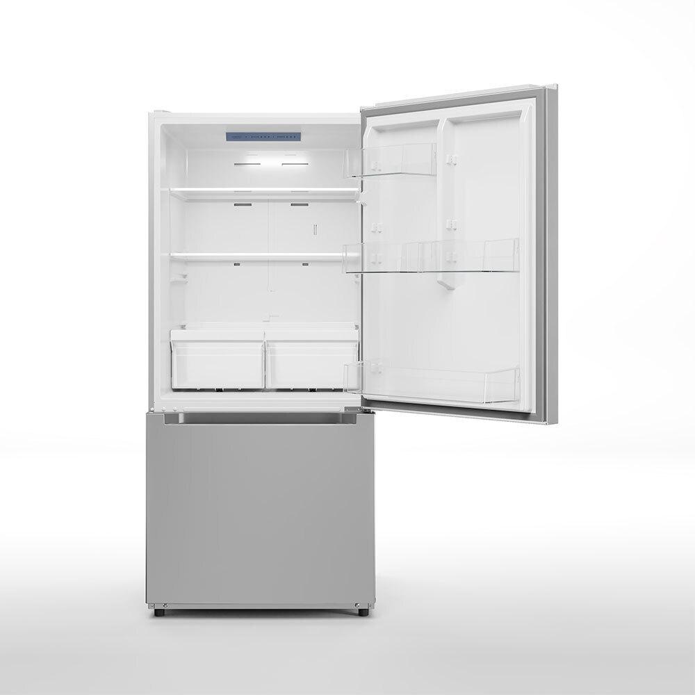 Midea 18.7 cu. ft. Bottom-Freezer Refrigerator with Humidity-Controlled Crisper Bin