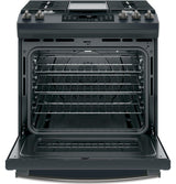 GE® 30" Slide-In Front-Control Convection Gas Range