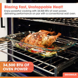 30 in. Gas Convection Slide-In Range with Air Fry