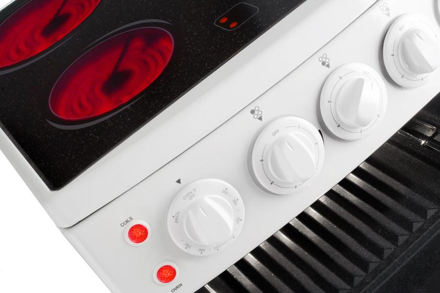 20" Wide Electric Smooth-top Range