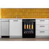 NOIR™ 24" Built-In Undercounter Beverage Center, Right Swing