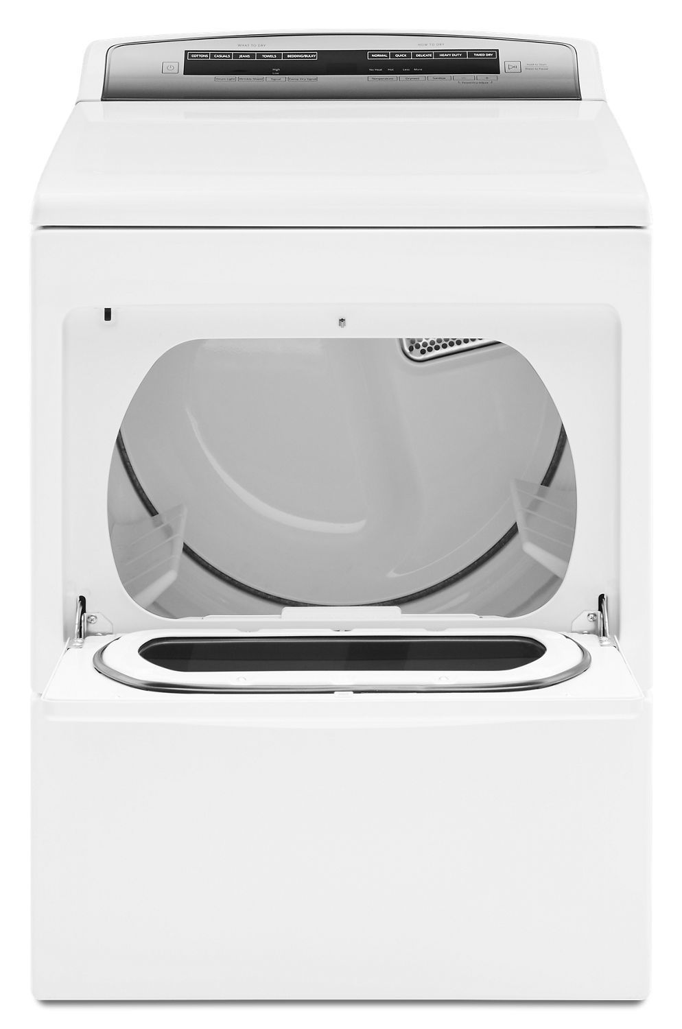 7.4 cu. ft. Top Load Electric Dryer with AccuDry Sensor Drying Technology White