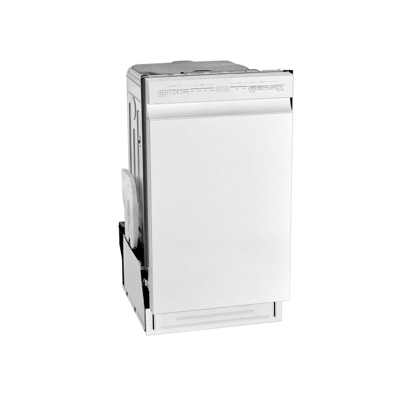 Midea 18" Front Control Dishwasher with Heated Dry