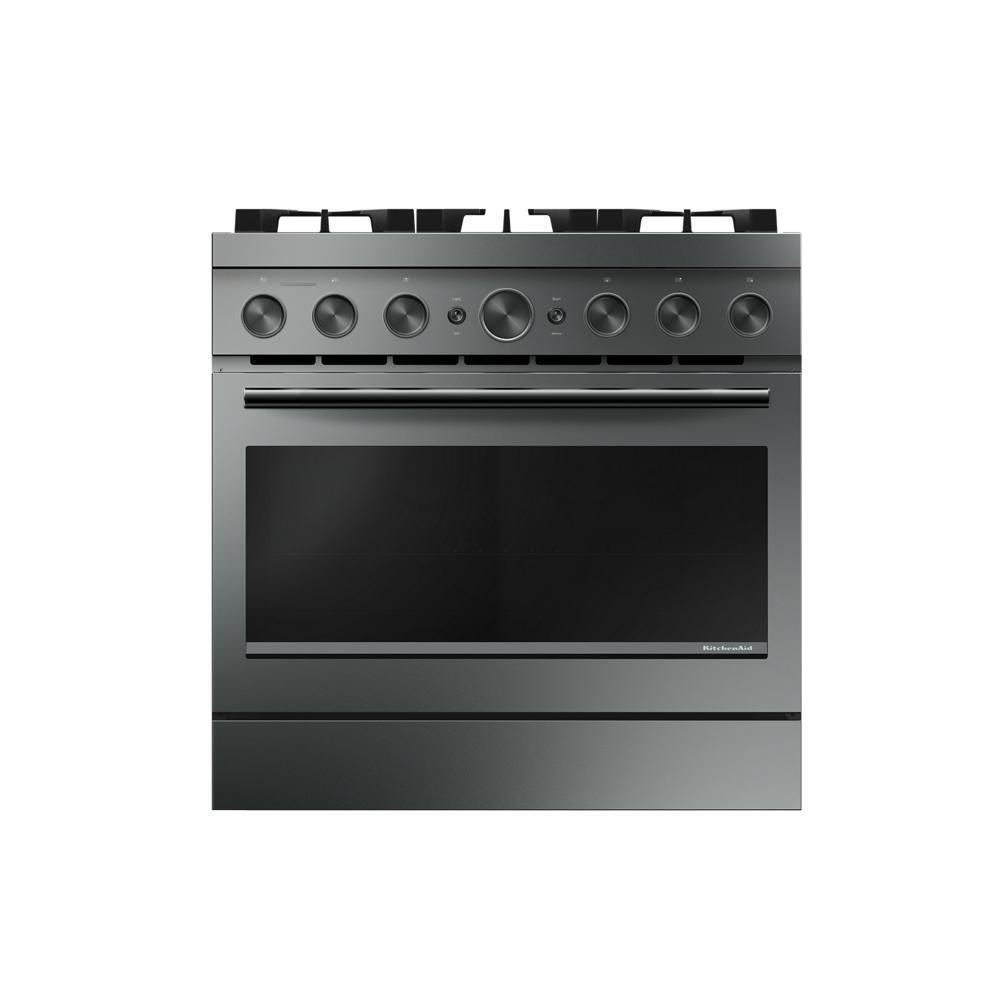 KitchenAid® 36-Inch 6 Burner Commercial-Style Gas Range with No Preheat Air Fry Mode