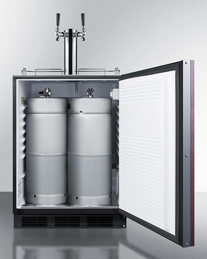 24" Wide Built-in Kegerator, ADA Compliant (panel Not Included)