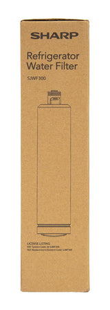 Replacement Water Filter for Sharp SJF2955MS and SJF2955KS Refrigerator - Filters Chlorine and Lead