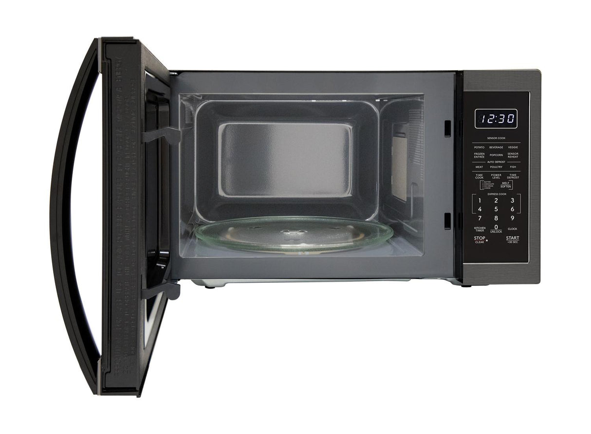 Sharp 1.4 cu. ft. 1100W Black Stainless Steel Countertop Microwave Oven