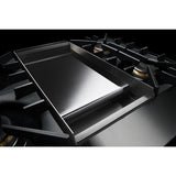 NOIR™ 48" Dual-Fuel Professional Range with Chrome-Infused Griddle