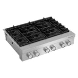 KitchenAid® 36-inch 6-Burner Gas Commercial-Style Rangetop