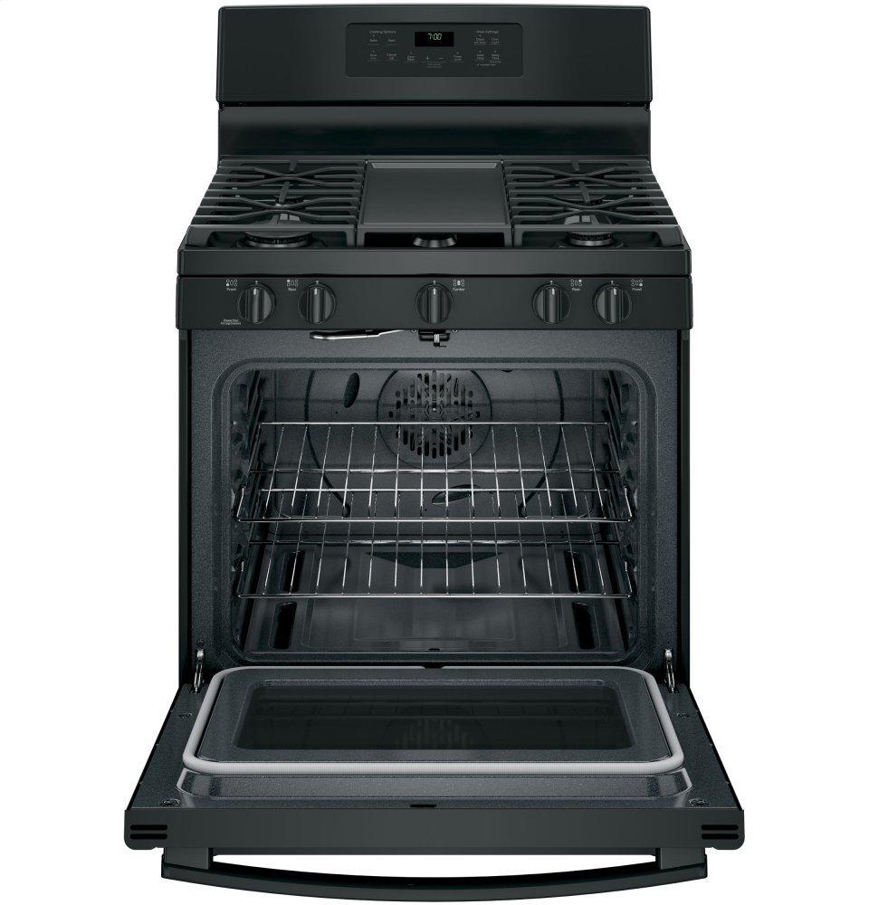 GE® 30" Free-Standing Gas Convection Range
