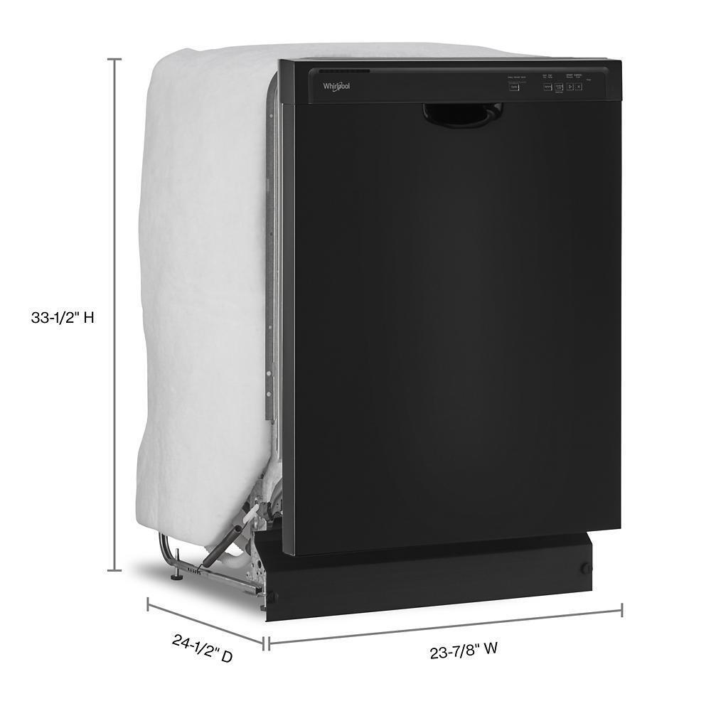 Quiet Dishwasher with Heated Dry and Factory-Installed Power Cord