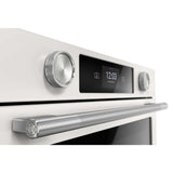 30-inch Smart Electric Single Wall Oven with Assisted Cooking Modes - Porcelain White
