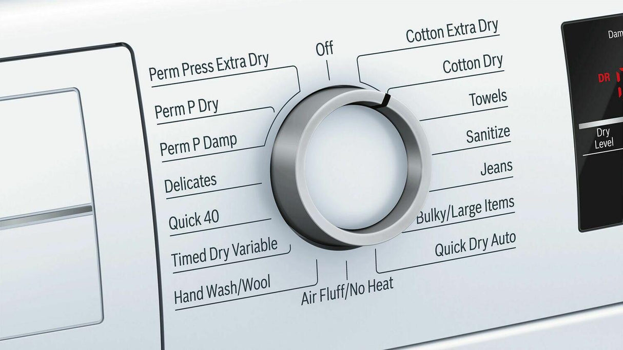 500 Series Cond. Dryer - 208/240V, Cap. 4.0 cu.ft., 15 Cyc.,65 dBA, SS Drum, Silv. Rev./Door; ENERGY STAR