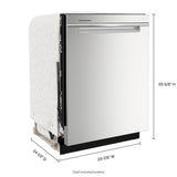 24 Stainless Steel Dishwasher with AI Intelligent Wash - 47 dBA