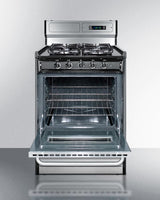 24" Wide Gas Range, Sealed Burners