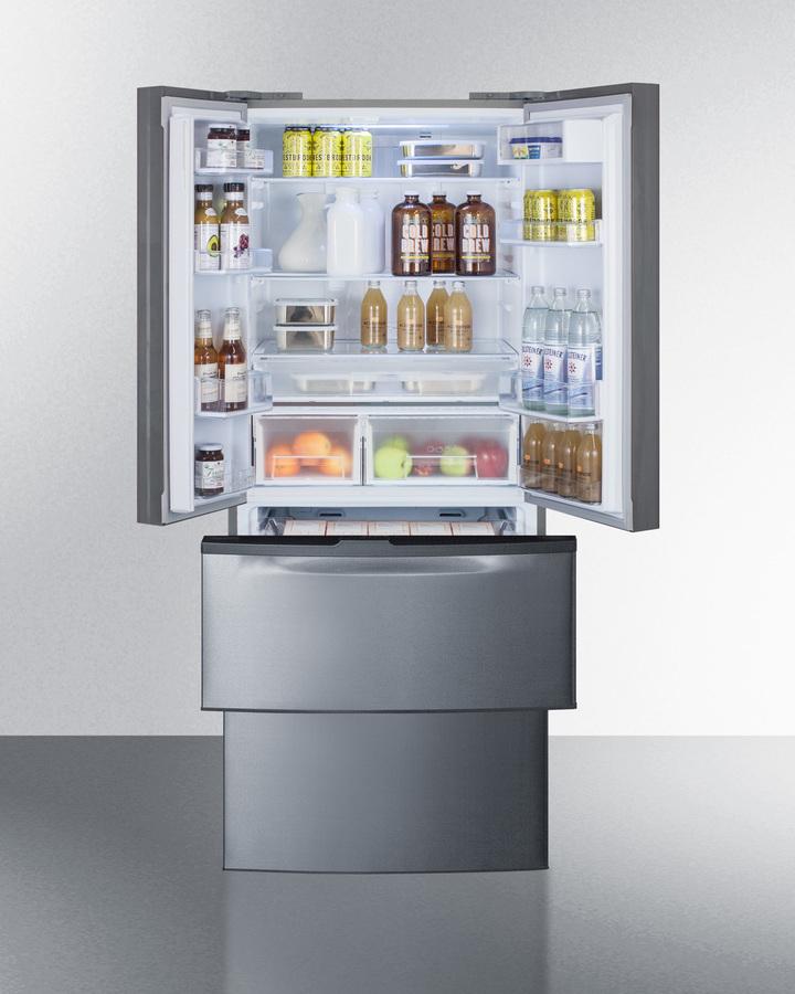 27" Wide French Door Refrigerator-freezer