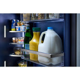 36-inch Wide Counter-Depth Side-by-Side Refrigerator with Arctic Blue Interior - 20.8 Cu. Ft.