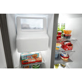 36-Inch Wide Side-by-Side Refrigerator - 25 Cu. Ft.