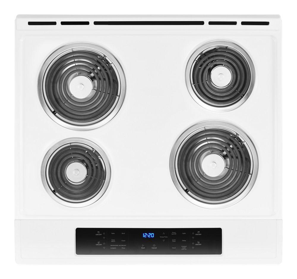 4.8 cu. ft. Guided Electric Front Control Coil Range