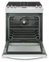 5.8 Cu. Ft. Slide-In Gas Range with EZ-2-Lift™ Hinged Grates - White Ice