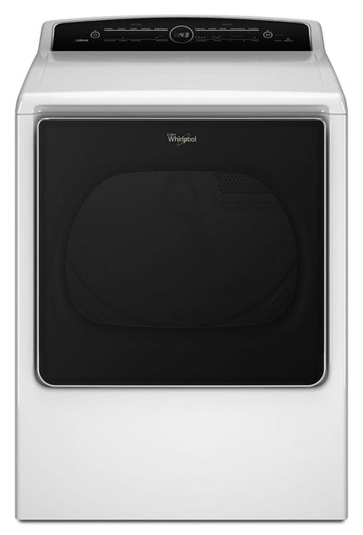 8.8 cu.ft Top Load HE Gas Dryer with Intuitive Touch Controls, Steam Refresh White