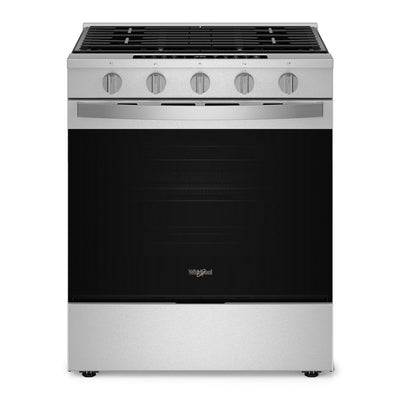 30-inch Smart Slide In Gas Range with Air Cooking Technology, No Preheat Air Fry, Steam/Self Clean and High Speed Preheat